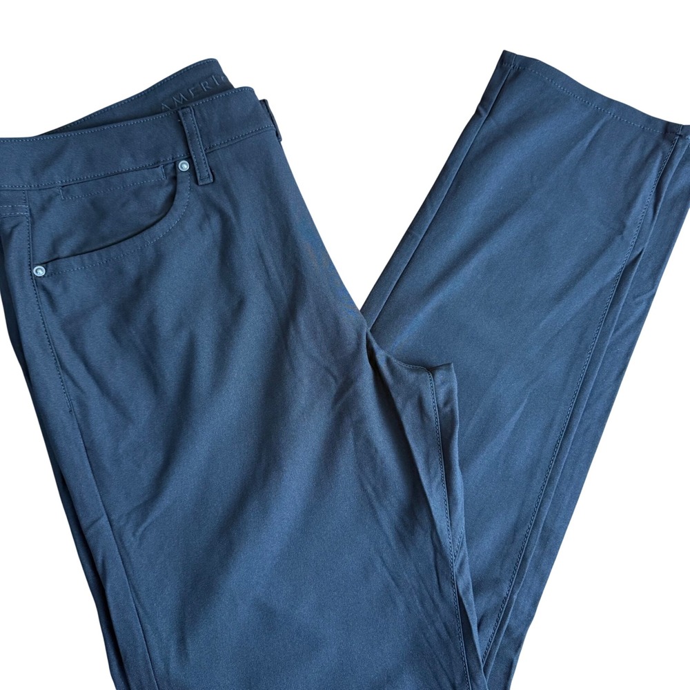 American Eagle Outfitters Men's Black Airflex+ Active Slim Pants Size 32x32‎